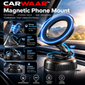 CARWAAR™ Magnetic Phone Mount – N52 Strong Magnetic Hold, 360° Rotation & Foldable Adjustable Design